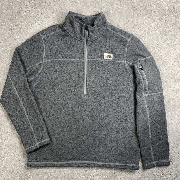 The North Face Other - The North Face Gordon Lyons 1/4 Zip Fleece Pullover Mens Large Gray NF0A3YR8